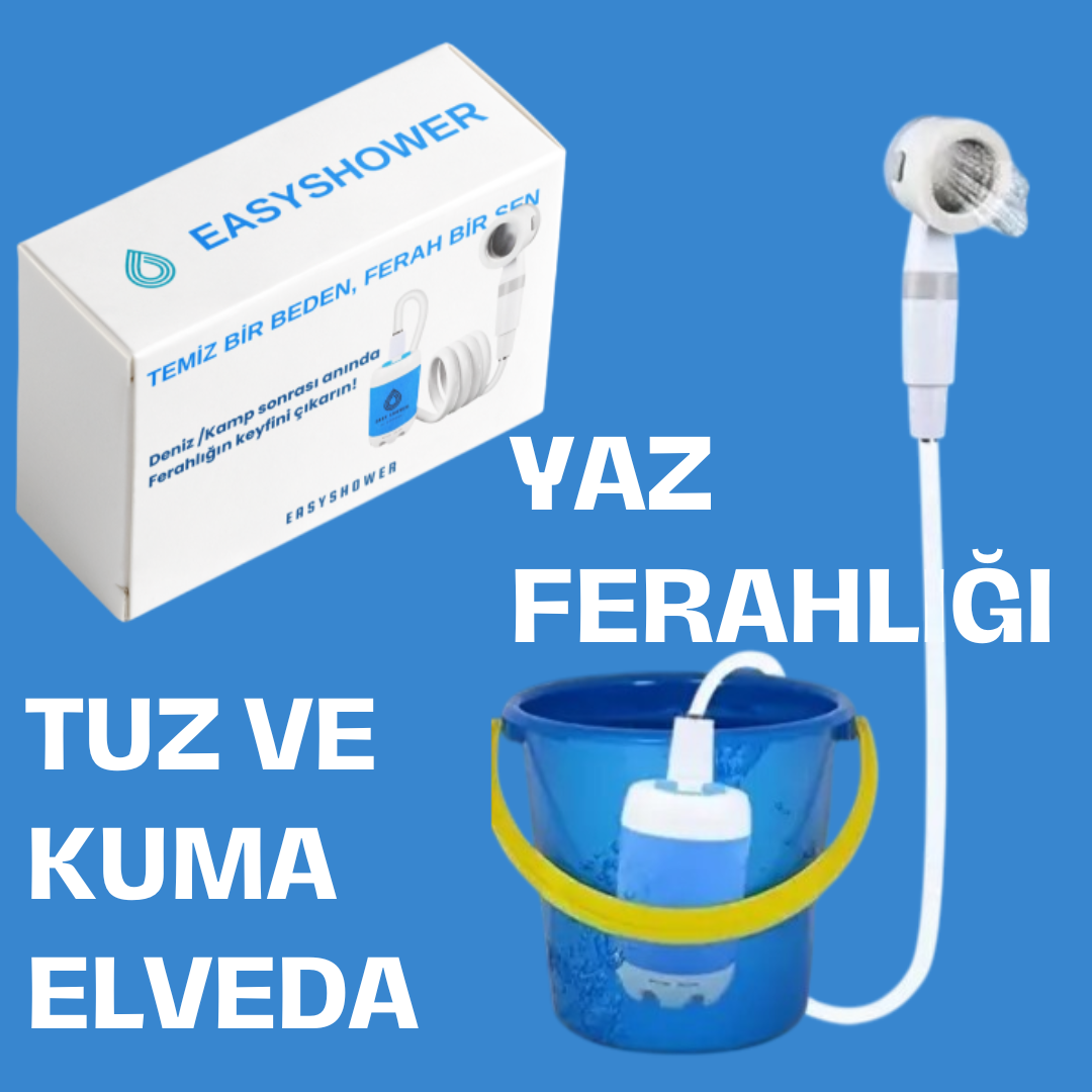 Macera ve Tatillerinizde Kum ve Tuz İçinde Kalmayın - Easyshower